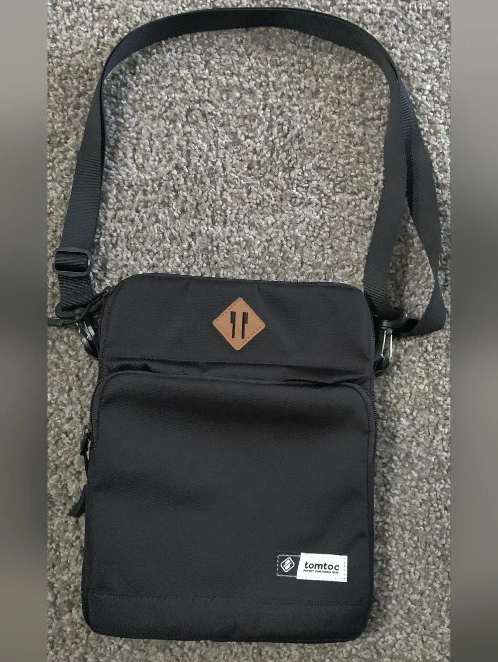 Black Tablet Shoulder Sleeve Bag